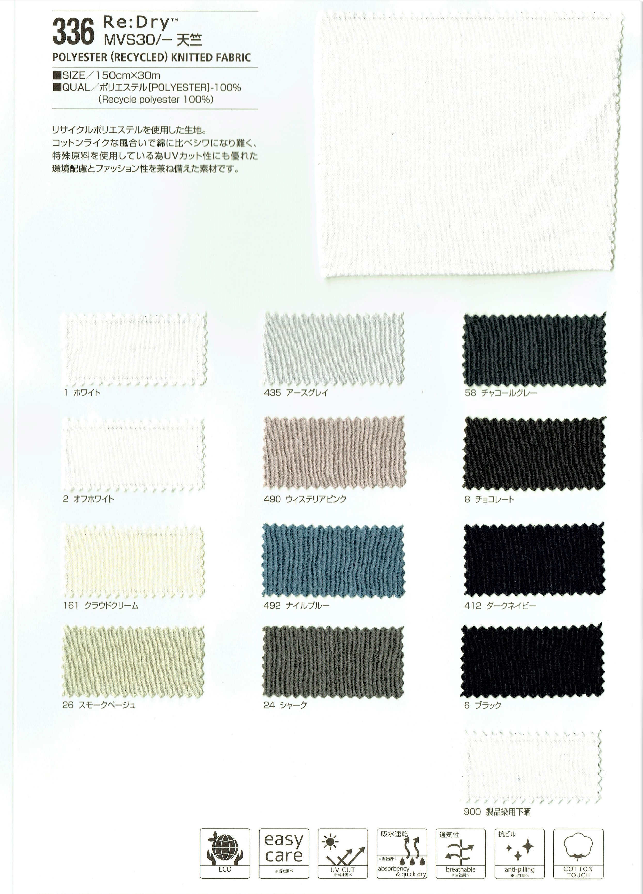 View 100% POLYESTER[RECYCLED] WHITE AND/OR DYED KNITTED FABRIC