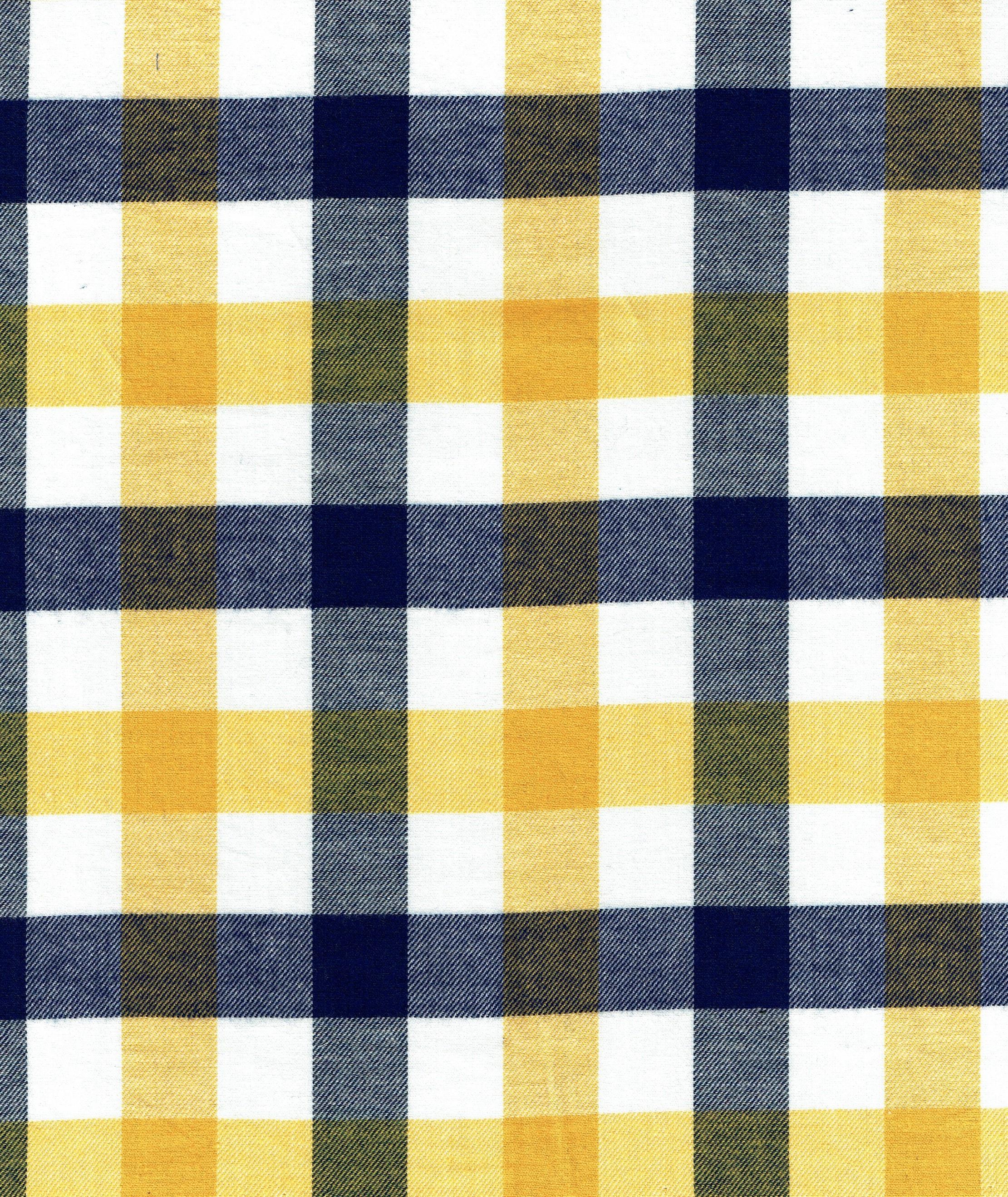 View FLANNEL  PLAID  MAIZE/NAVY