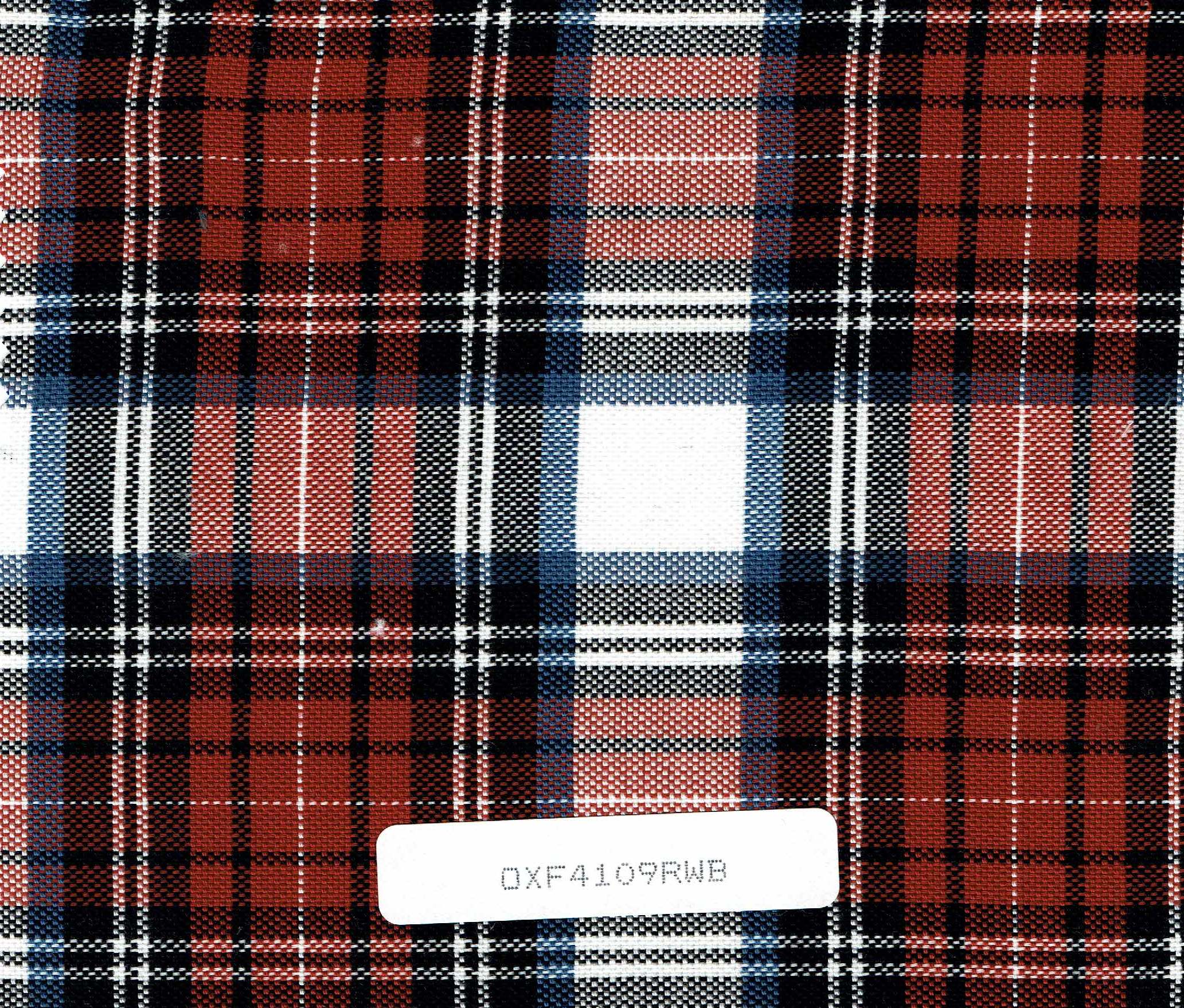 View PLAID  OXFORD  RED/WHT/BLK