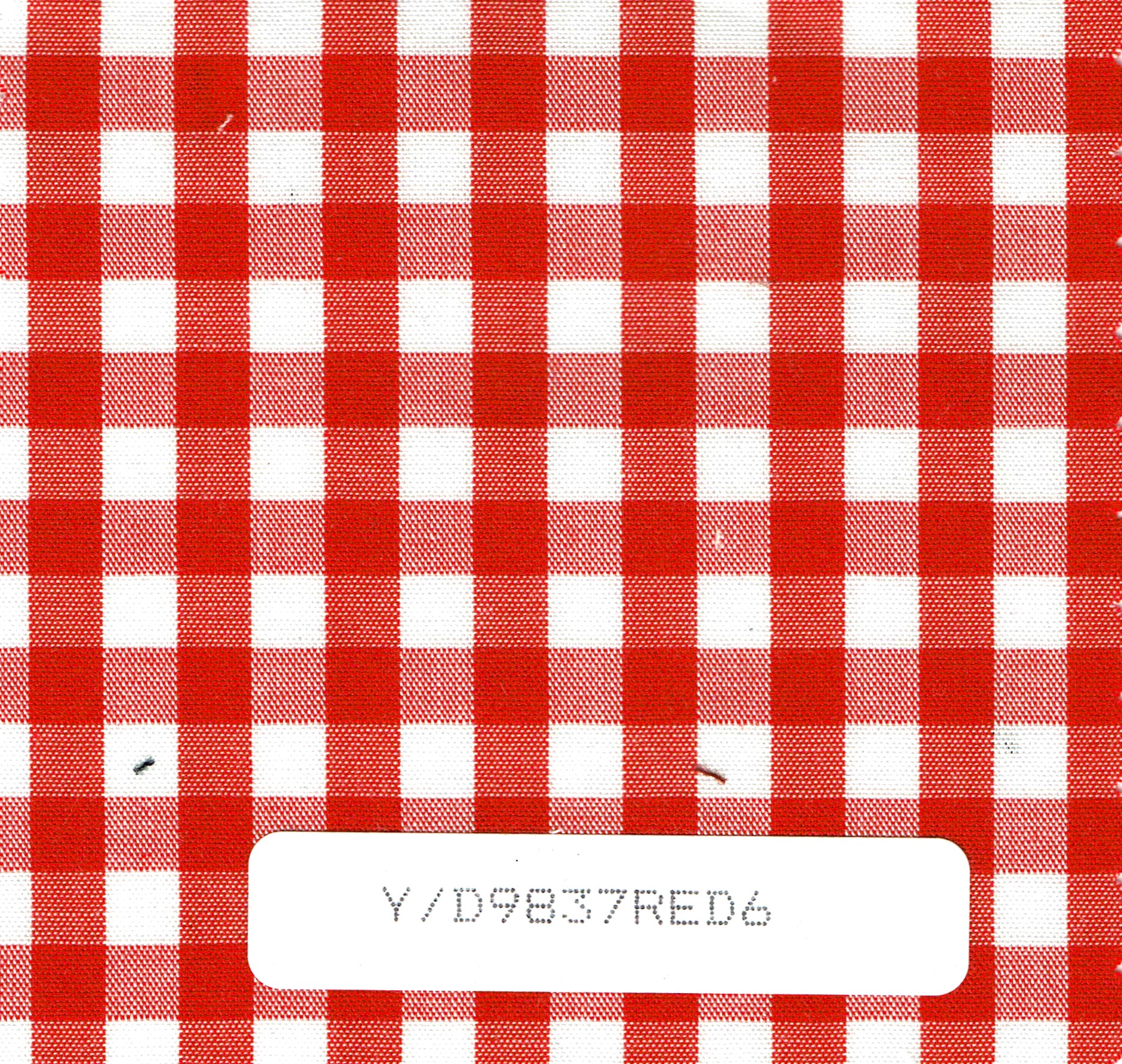 View GINGHAM CHECK RED/WHITE